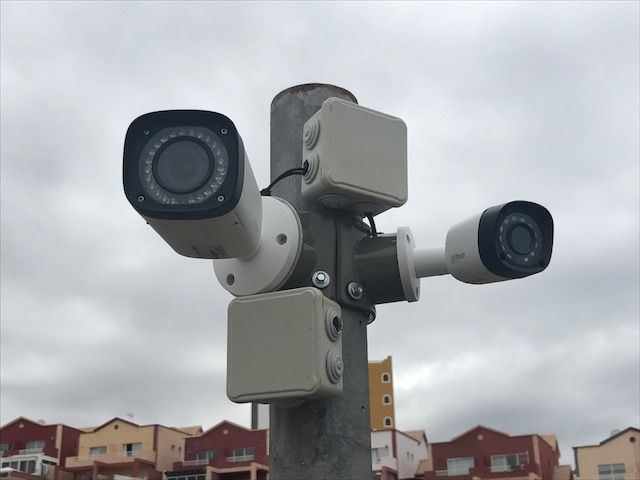 Sistema de video vigilancia por fuera